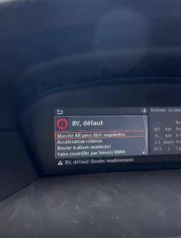Message d’erreur ( désolé pour la qualité )