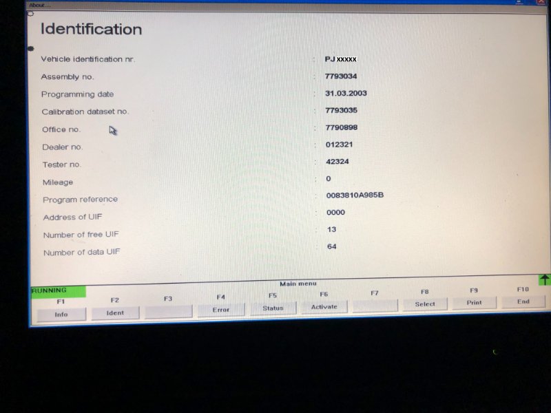 identification calculateur via INPA 2/2