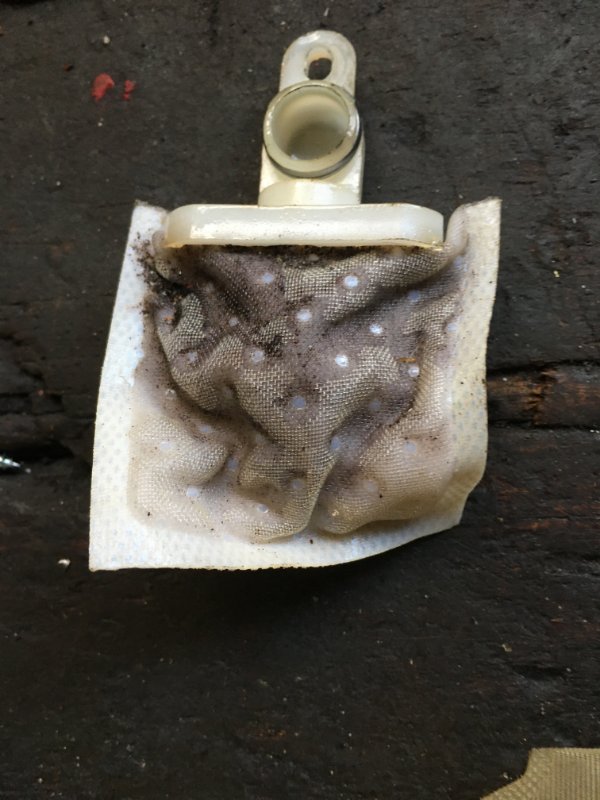 Préfiltre bouché